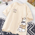 Camiseta de pila de animales lindos