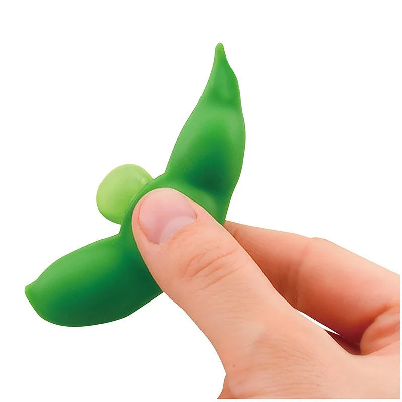 Juguete sensorial Peapod | Vaina de guisante blandita para aliviar el estrés