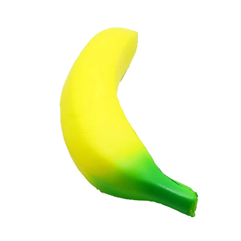 Squishy Banan Stresslegetøj | Langsomt Stigende Klemmelegetøj