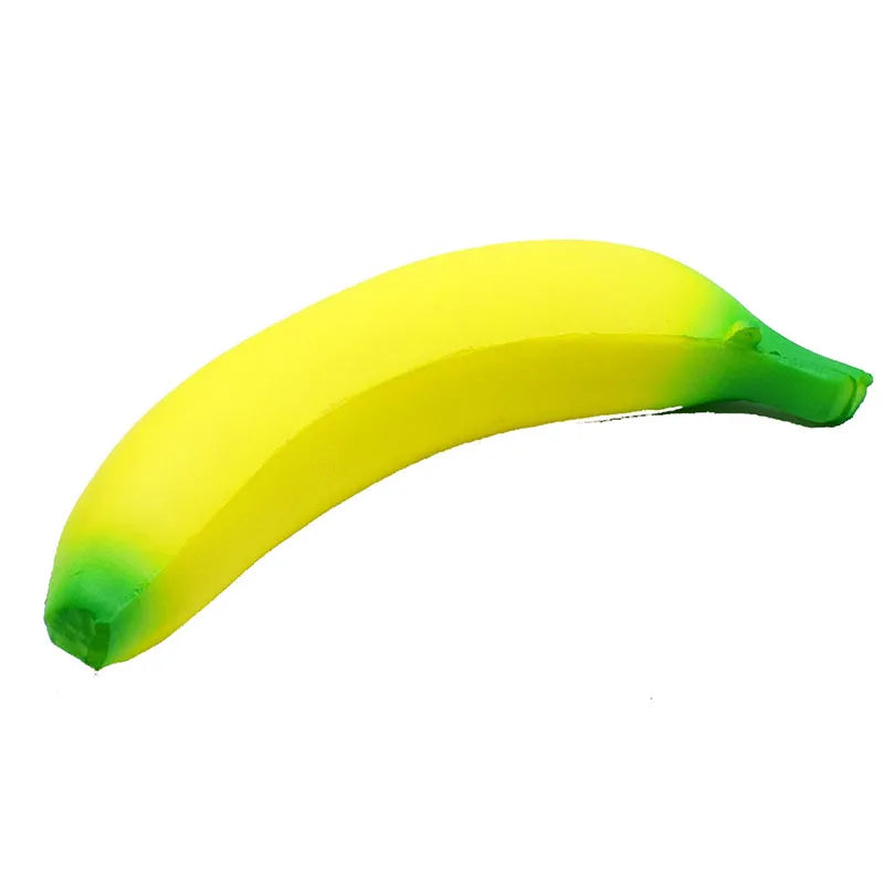 Juguete antiestrés de plátano blando | Juguete Jumbo de Estrujar de Levantamiento Lento