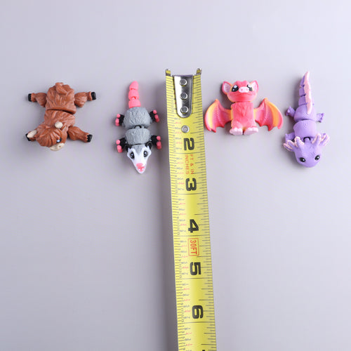 Paquete de mini juguetes antiestrés con diseño de criatura impreso en 3D – Set de regalo de bolsa de dulces sensoriales