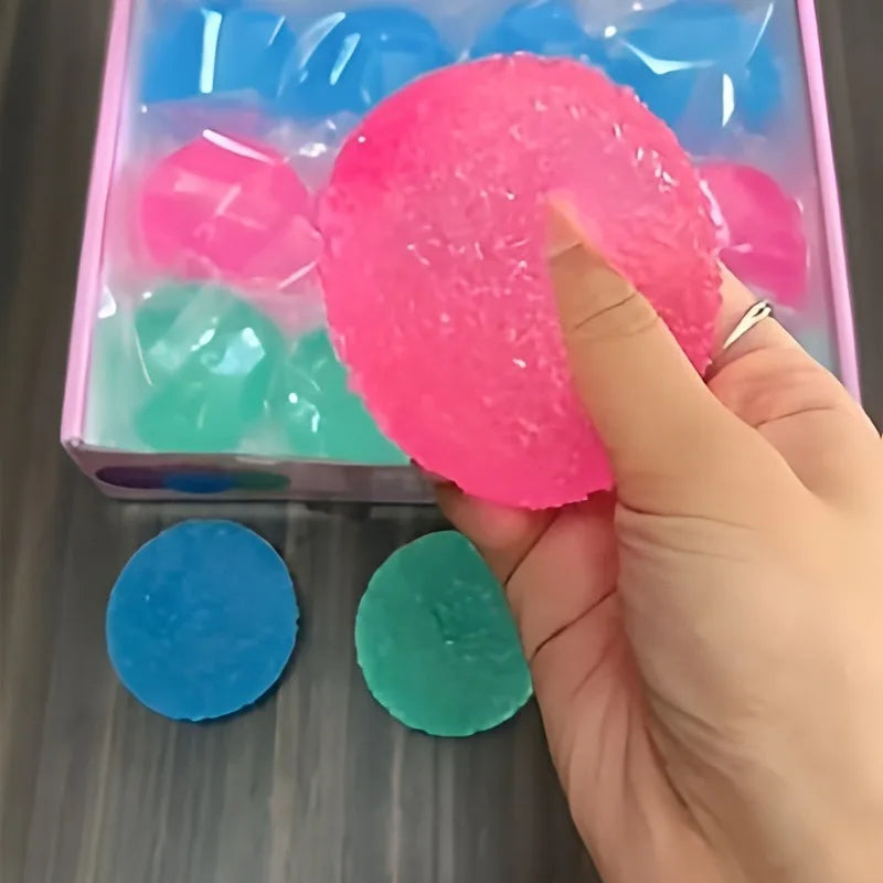 Juguete blando de maltosa Ice Ball | Mochi sensorial antiestrés azul