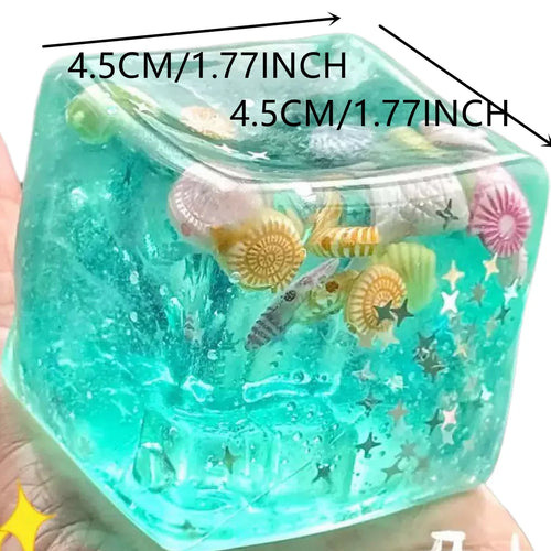 Pelota antiestrés blanda oceánica para adultos | Juguete sensorial de malta con agua