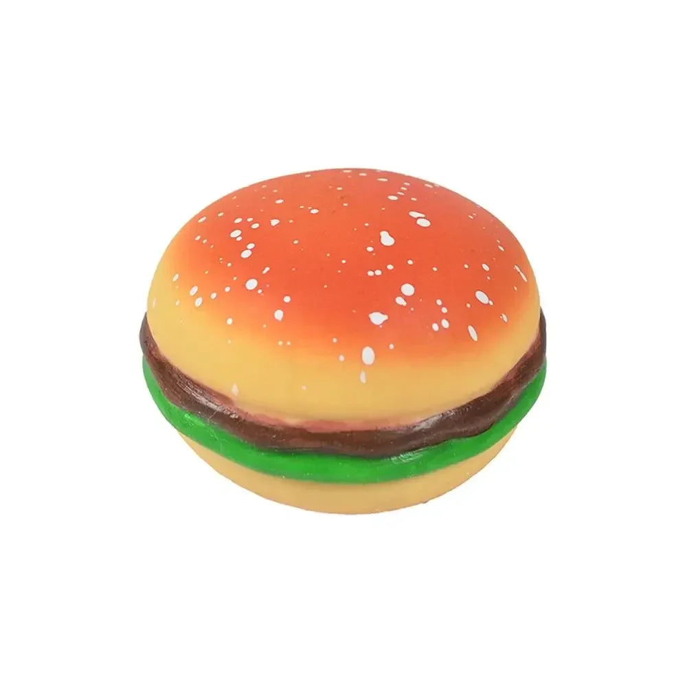 Pelota antiestrés de hamburguesa | Juguete sensorial para aliviar la ansiedad