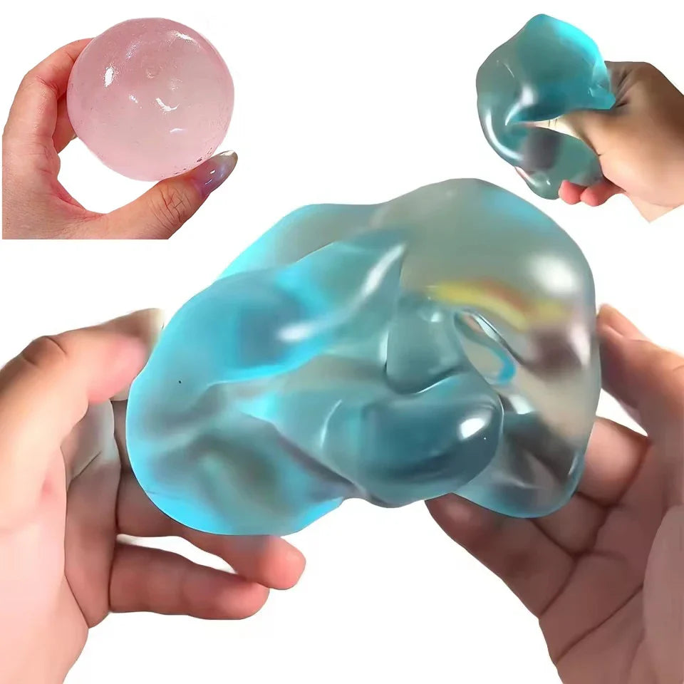 Juguete blando de maltosa azul | Fidget sensorial de rebote lento para aliviar el estrés