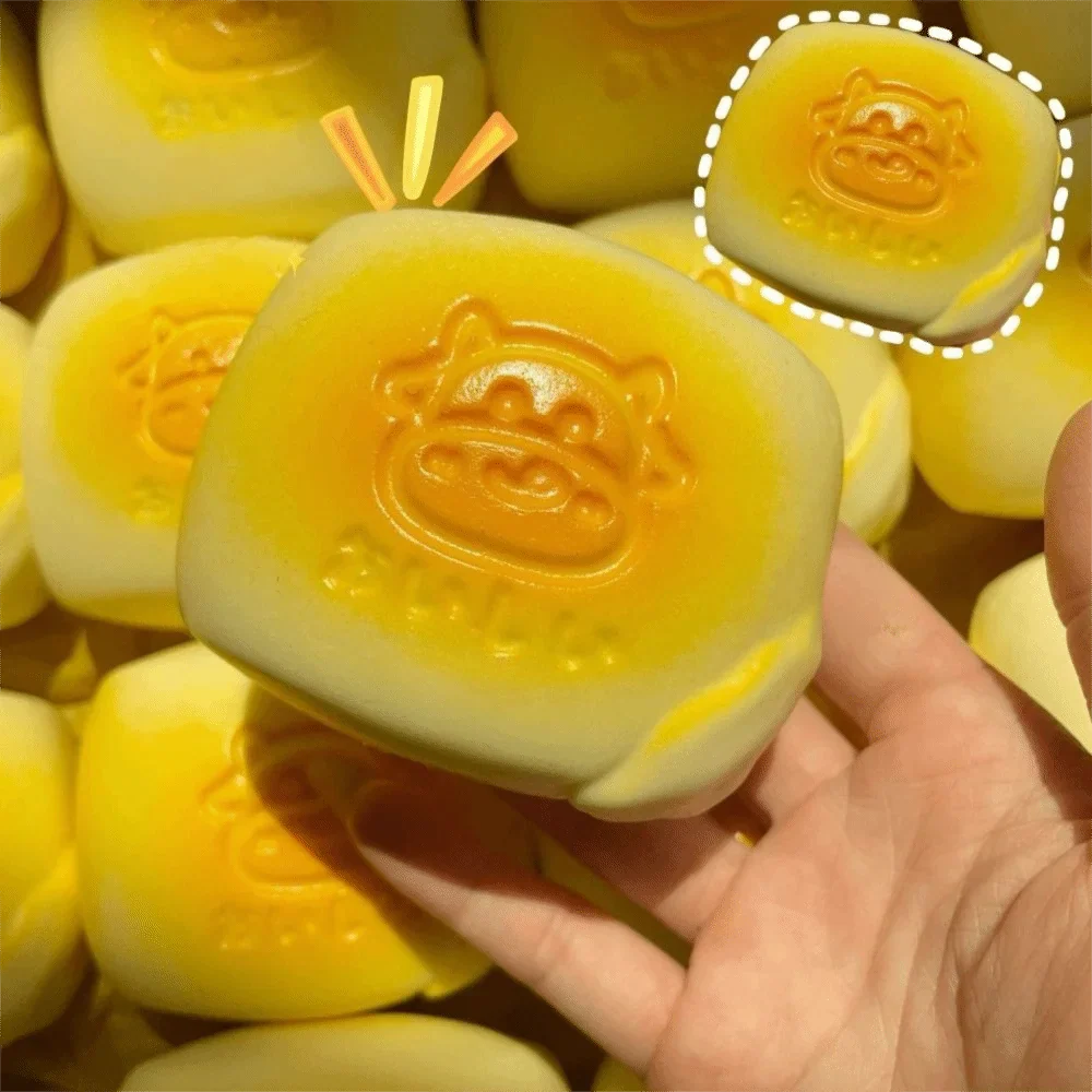 Juguete Blandito de Pan de Leche | Antiestrés de Levantamiento Lento Sensorial
