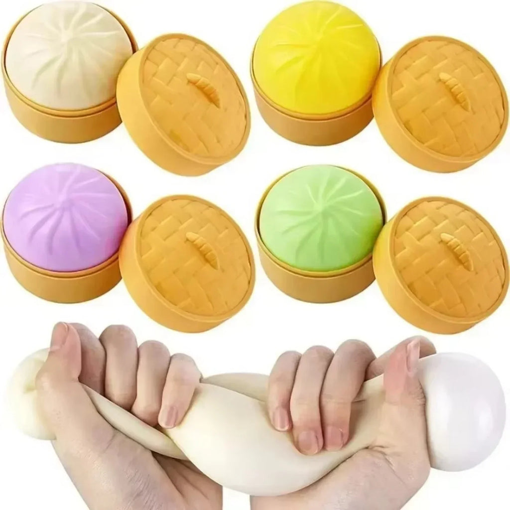 Pelota antiestrés de bola de masa colorida | Juguete sensorial para apretar con vaporera