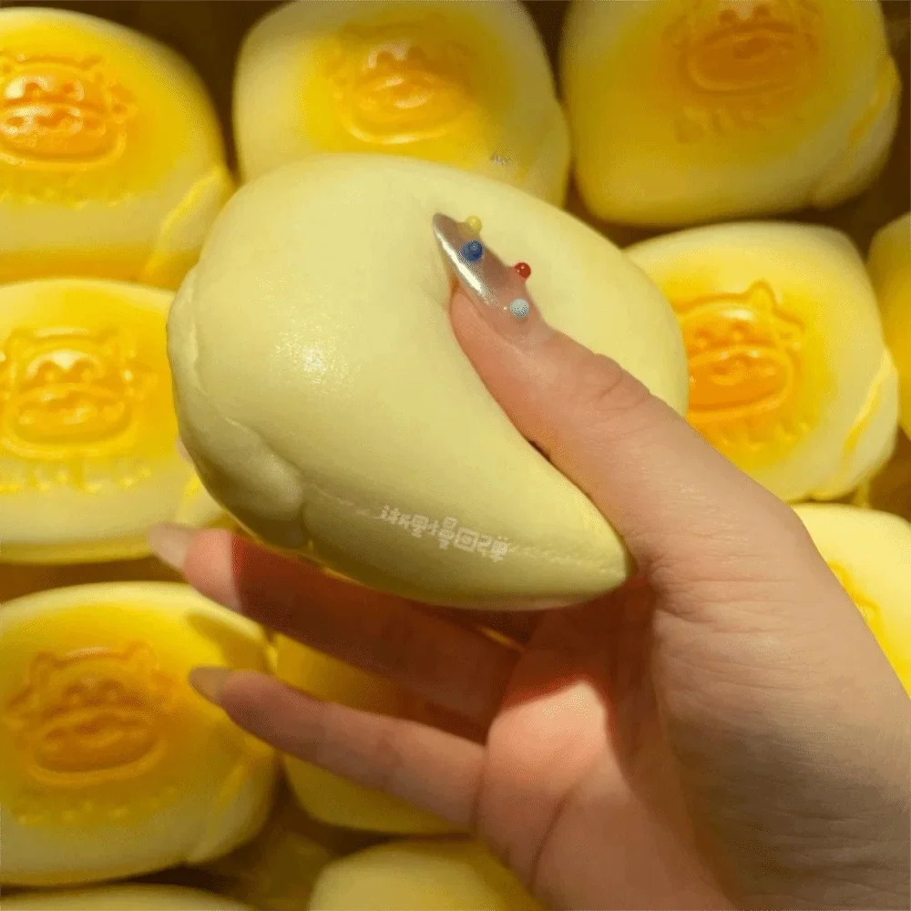 Juguete Blandito de Pan de Leche | Antiestrés de Levantamiento Lento Sensorial
