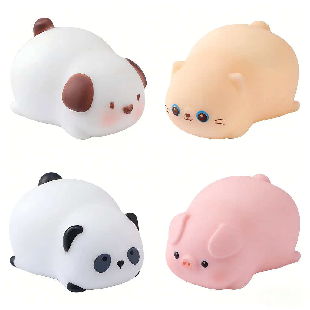 Strækbare Dyre Stressbolde | Squishy Sensorisk Fidget Legetøj til Børn og Voksne