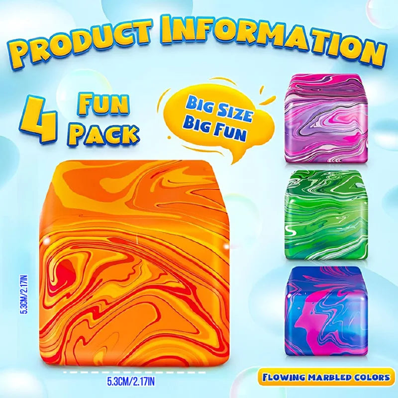 Needoh Style Snefnug Iskube Malt Sukker Squishy | Blind Box Stressaflastningslegetøj