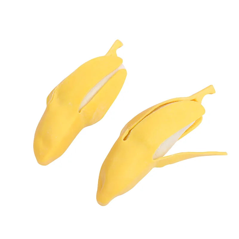 Banana Stress Ball | Cute Fruit Squishy Fidget Toy for Anxiety Relief