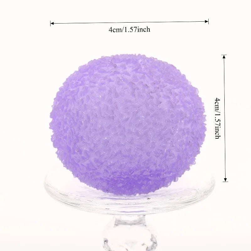 Juguete blando de maltosa Ice Ball | Mochi sensorial antiestrés azul