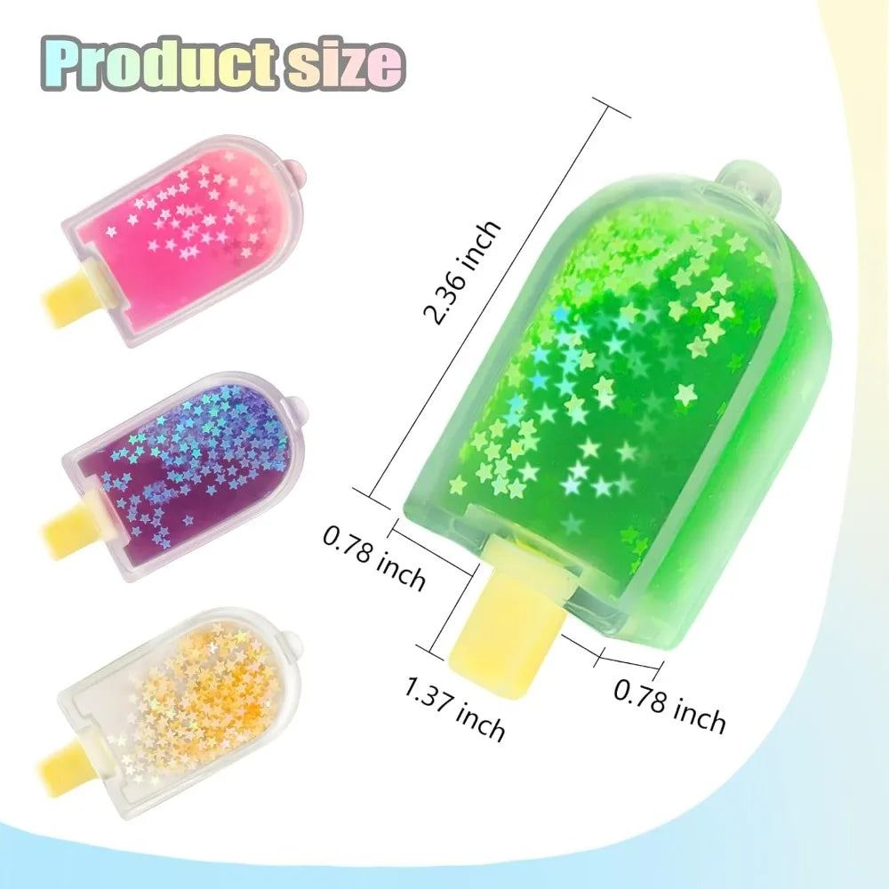 Lindo juguete sensorial blando de cubo de helado Kawaii | Juguete antiestrés para la ansiedad TDAH niños adultos