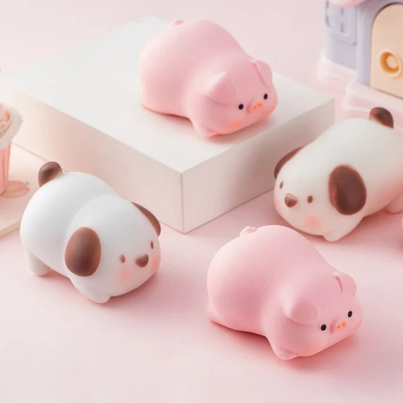 Bolas antiestrés de animales elásticas | Juguete sensorial blando para niños y adultos
