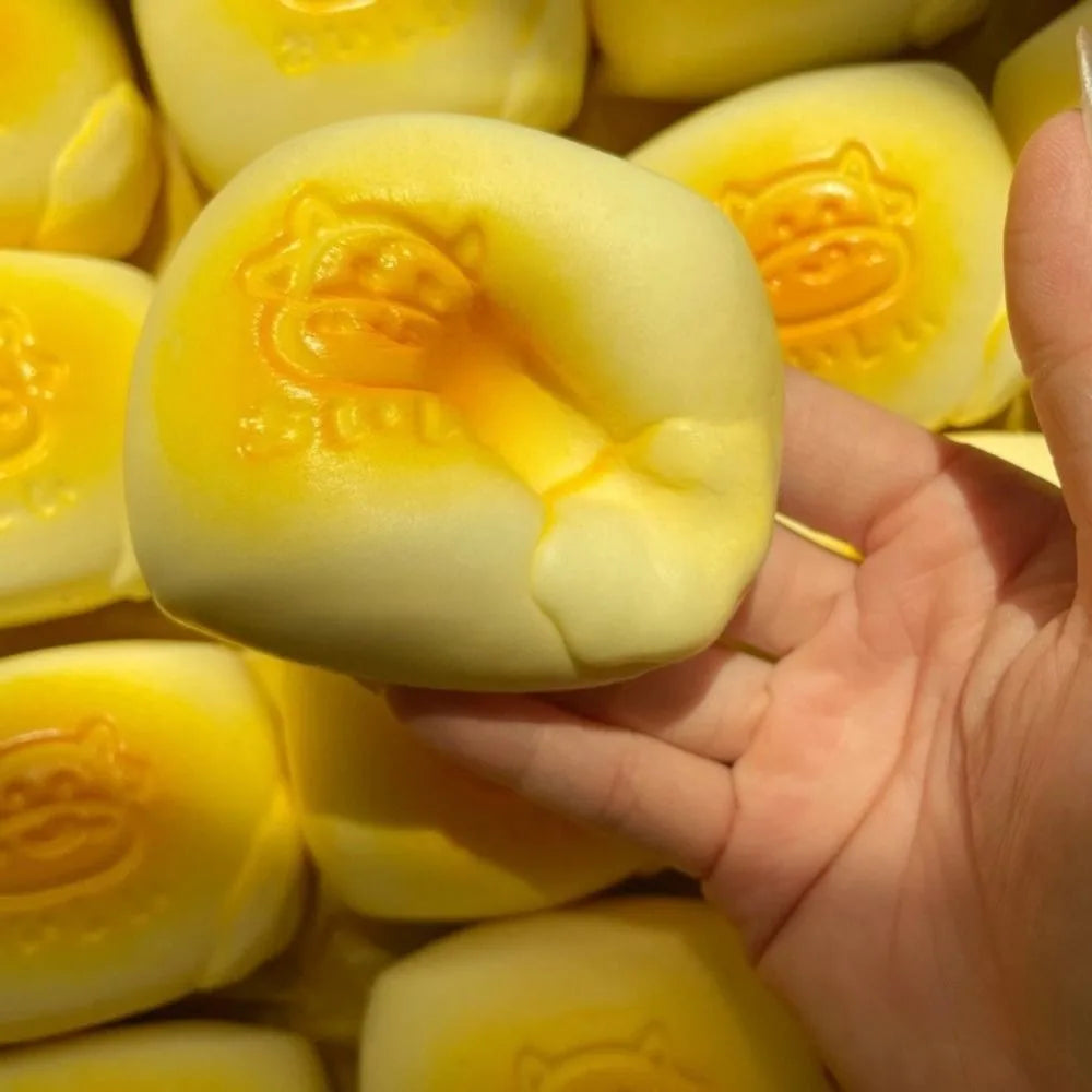 Juguete Blandito de Pan de Leche | Antiestrés de Levantamiento Lento Sensorial