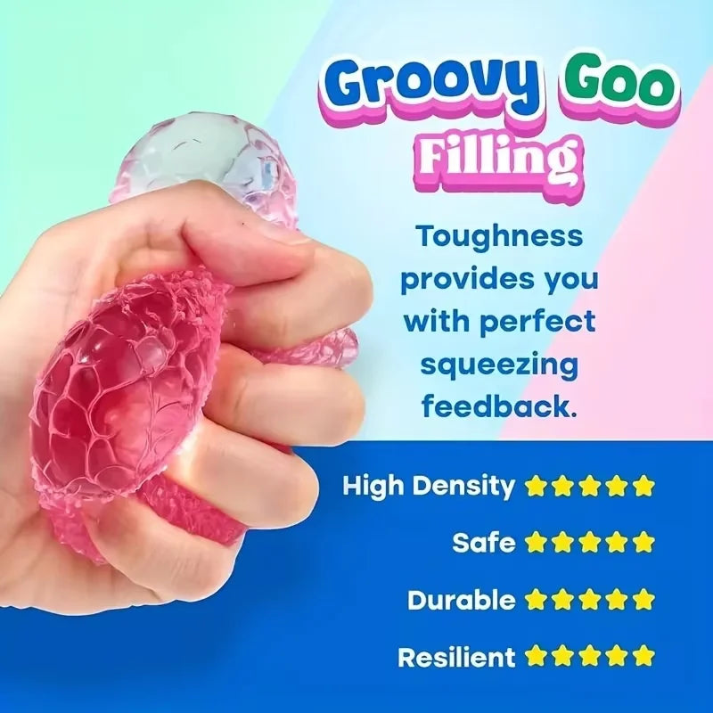 Juguete blando de maltosa Ice Ball | Mochi azul sensorial para aliviar el estrés y la ansiedad