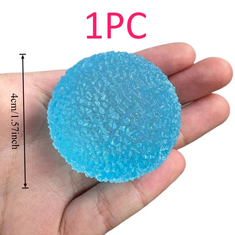 Juguete blando de maltosa Ice Ball | Mochi sensorial antiestrés azul