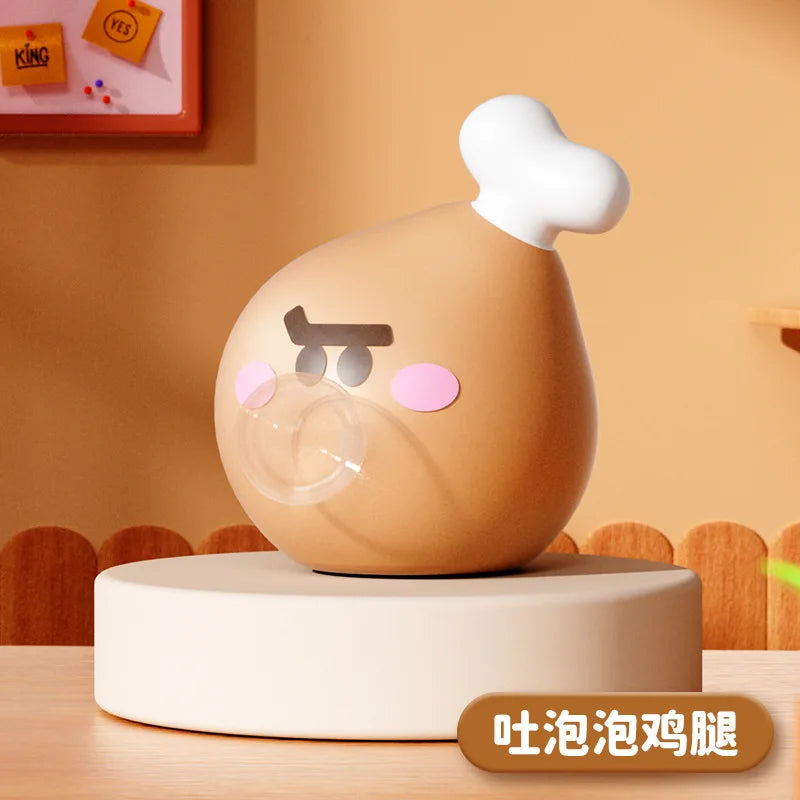 Lindos juguetes blandos de la serie comida escupiendo burbujas | Antiestrés sensorial para adultos y niños