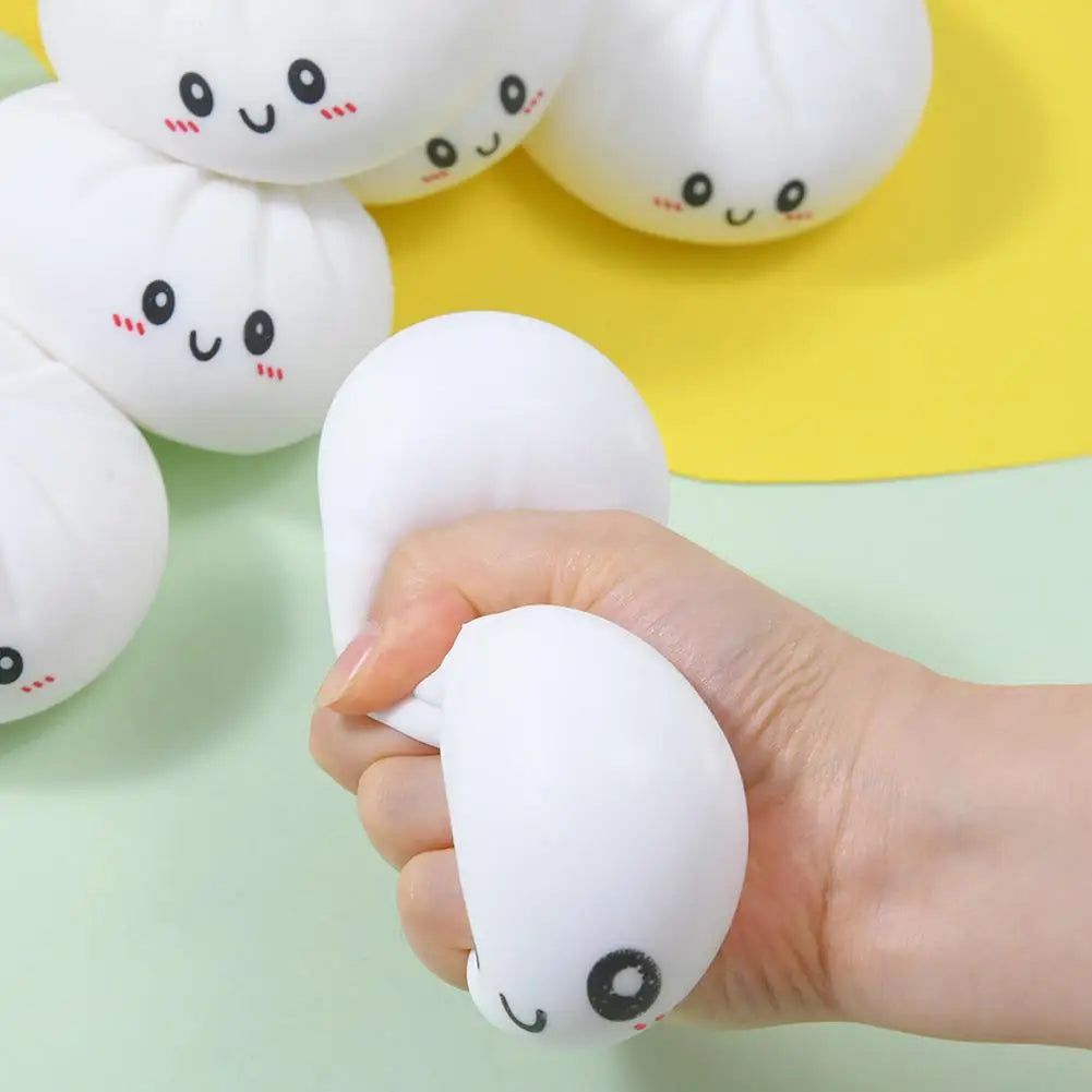 Bolas antiestrés de colores con forma de dumpling | Juguetes sensoriales Fidget
