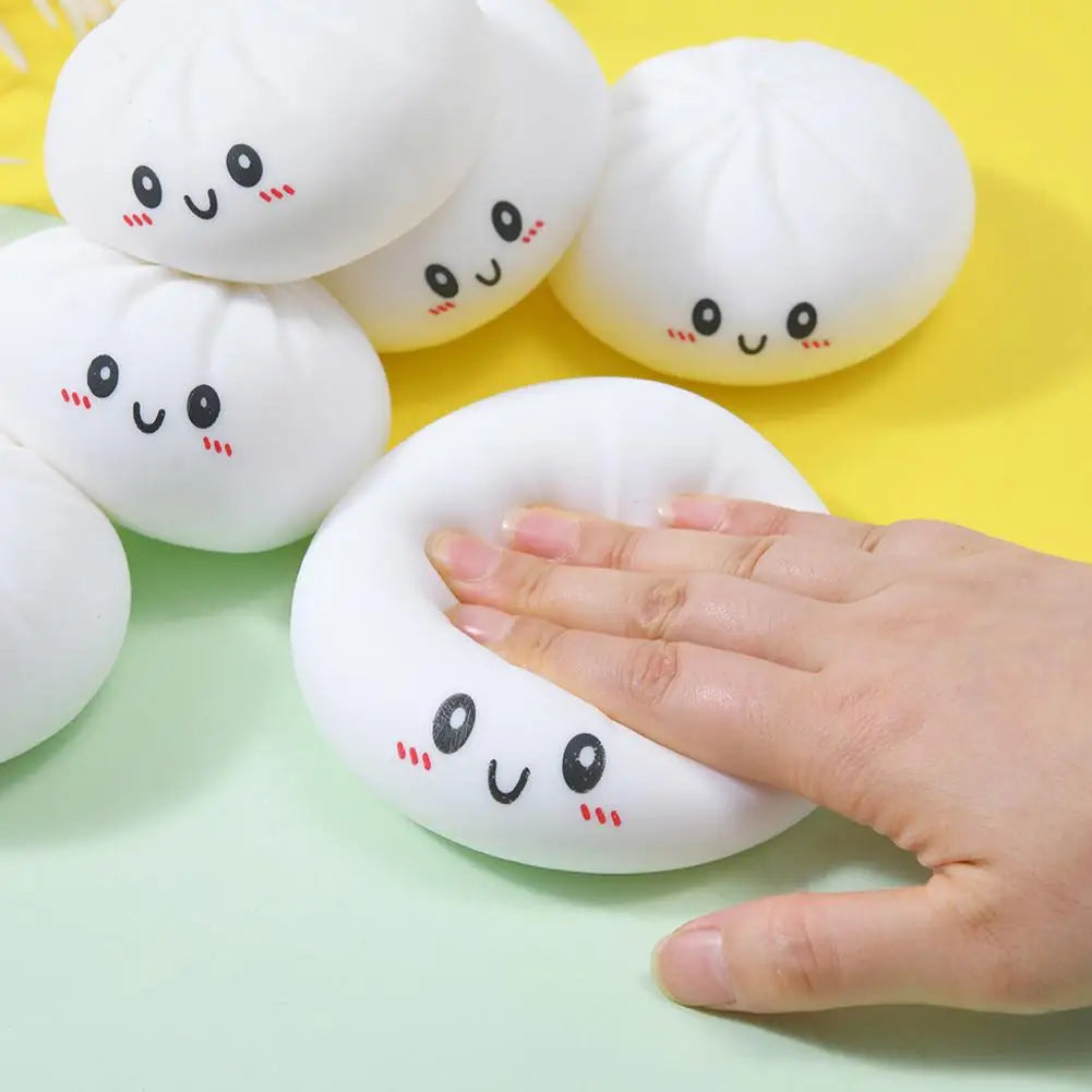 Bolas antiestrés de colores con forma de dumpling | Juguetes sensoriales Fidget