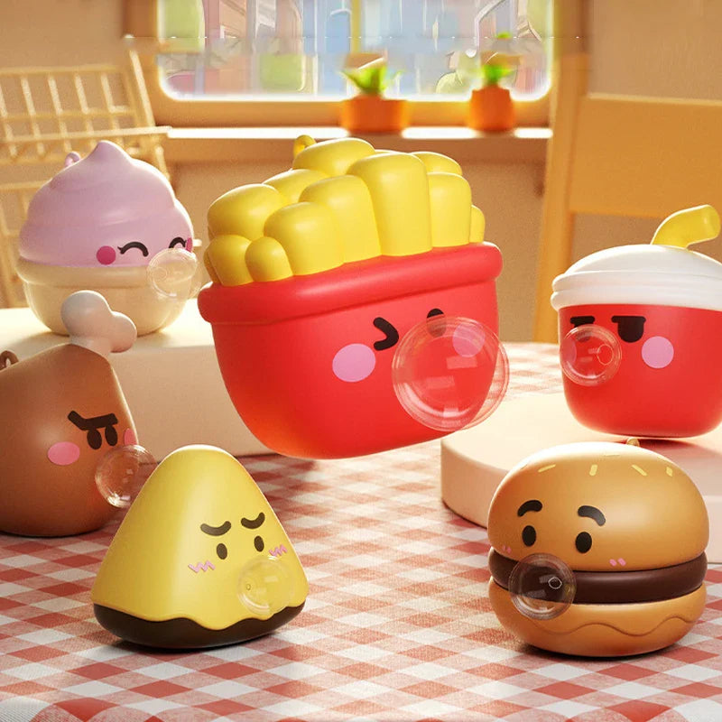 Lindos juguetes blandos de la serie comida escupiendo burbujas | Antiestrés sensorial para adultos y niños
