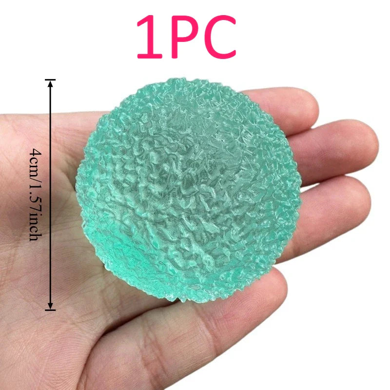 Juguete blando de maltosa Ice Ball | Mochi sensorial antiestrés azul