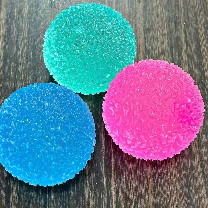 Juguete blando de maltosa Ice Ball | Mochi sensorial antiestrés azul