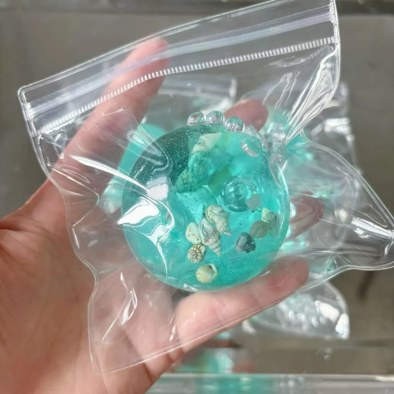 Pelota antiestrés blanda oceánica para adultos | Juguete sensorial de malta con agua