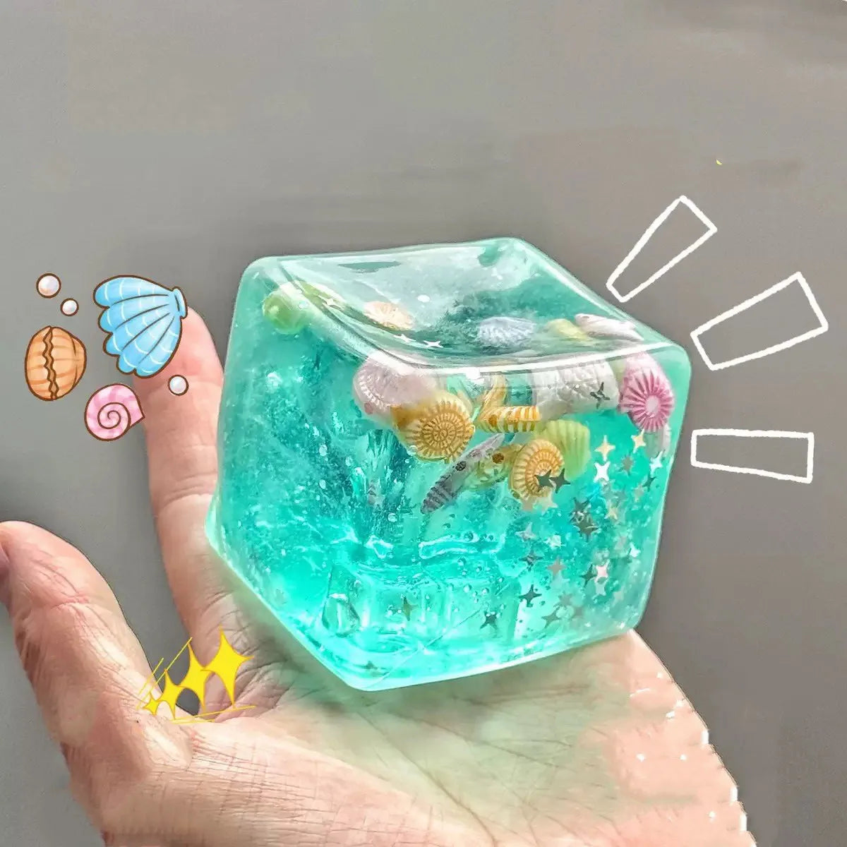 Pelota antiestrés blanda oceánica para adultos | Juguete sensorial de malta con agua