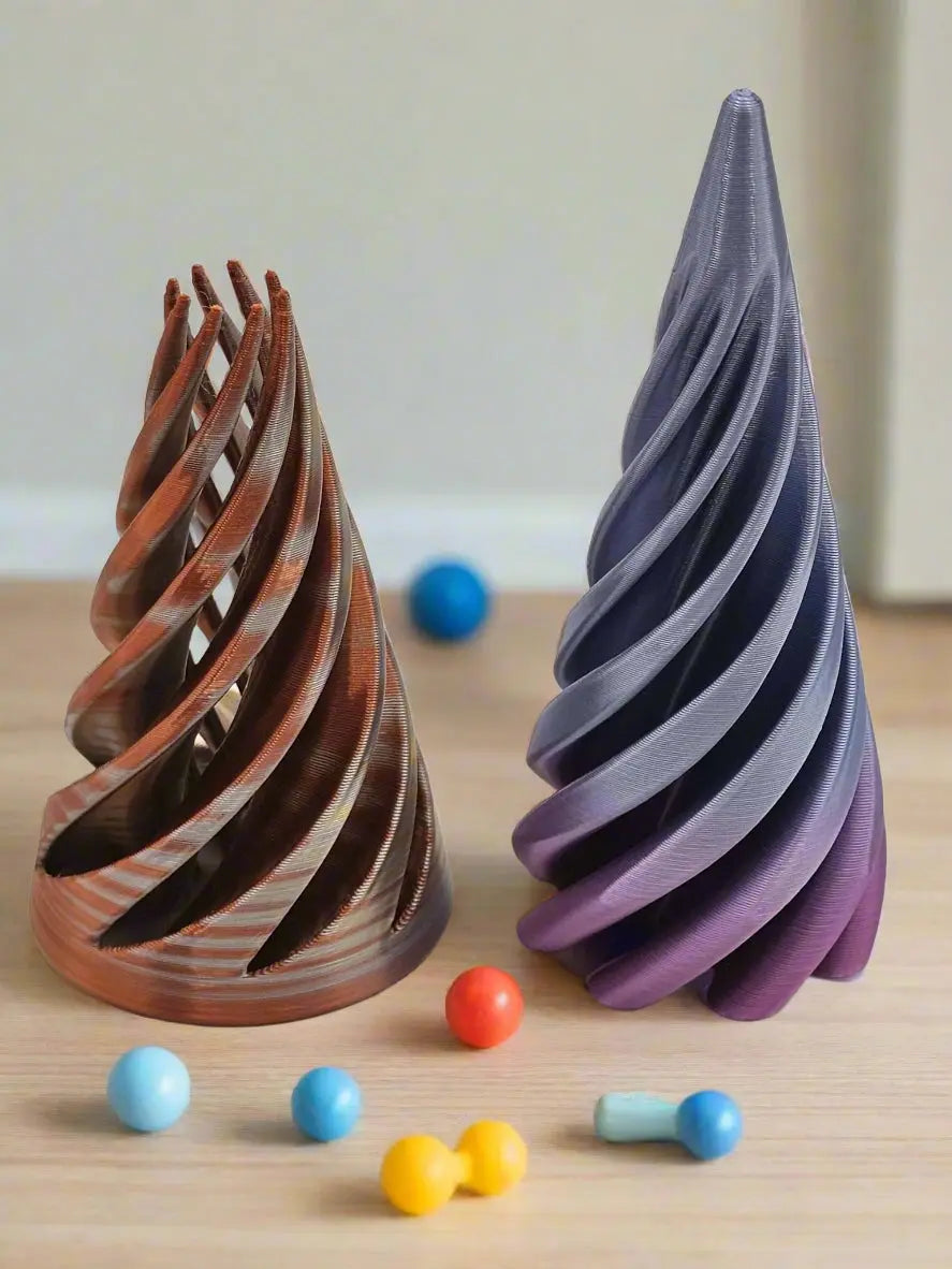 Swirl Cone Fidget Toy – Snoet Spiral Desk Fidget | Sensorisk Fokusværktøj til ADHD